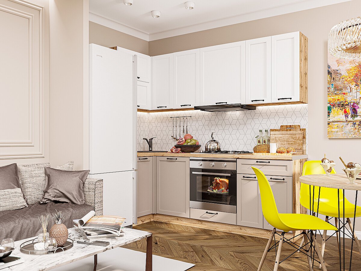 Барселона 04 — Белый / Кашемир