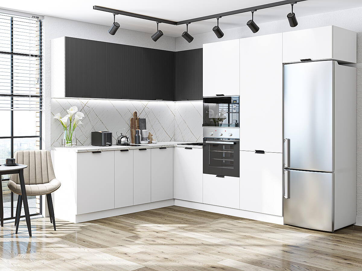 Евро 03 — Антрацит / Белый