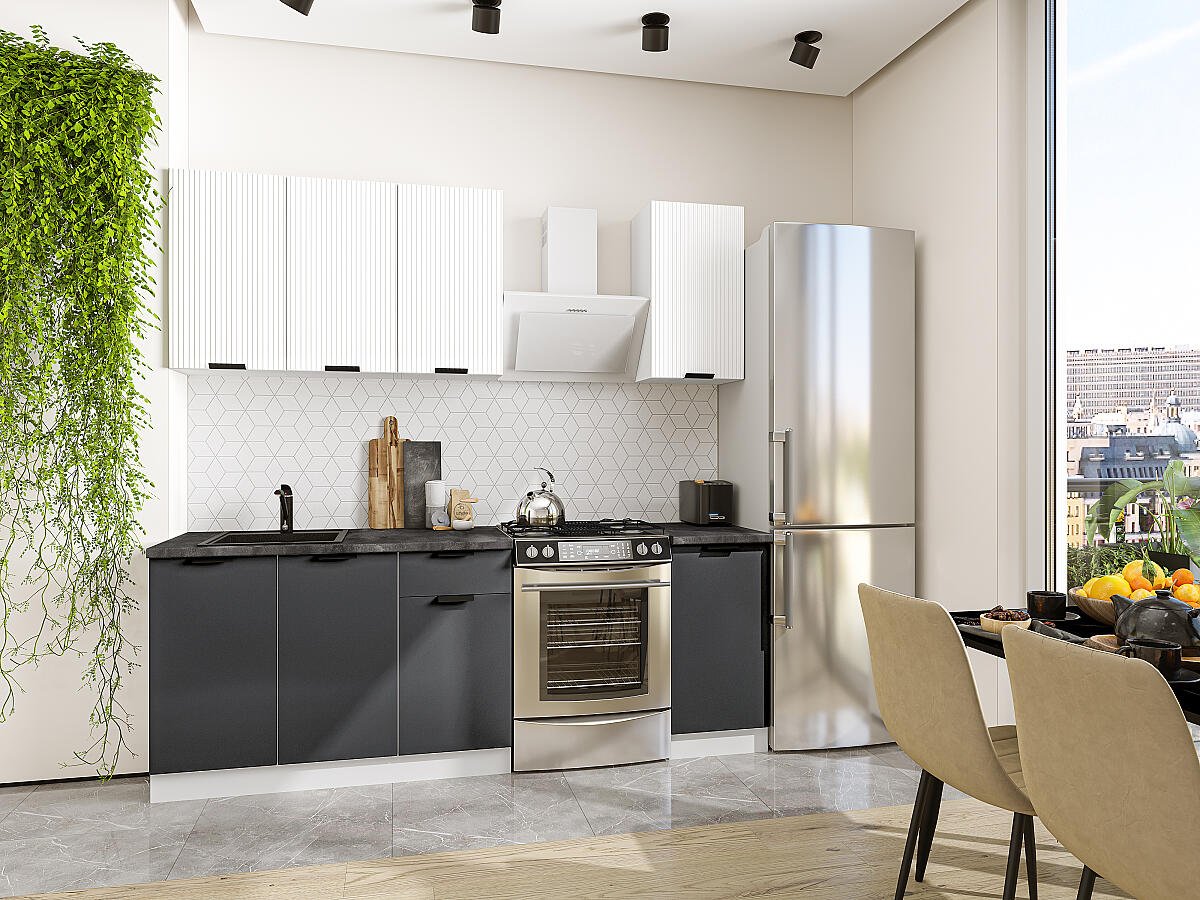 Евро 06 — Белый / Антрацит