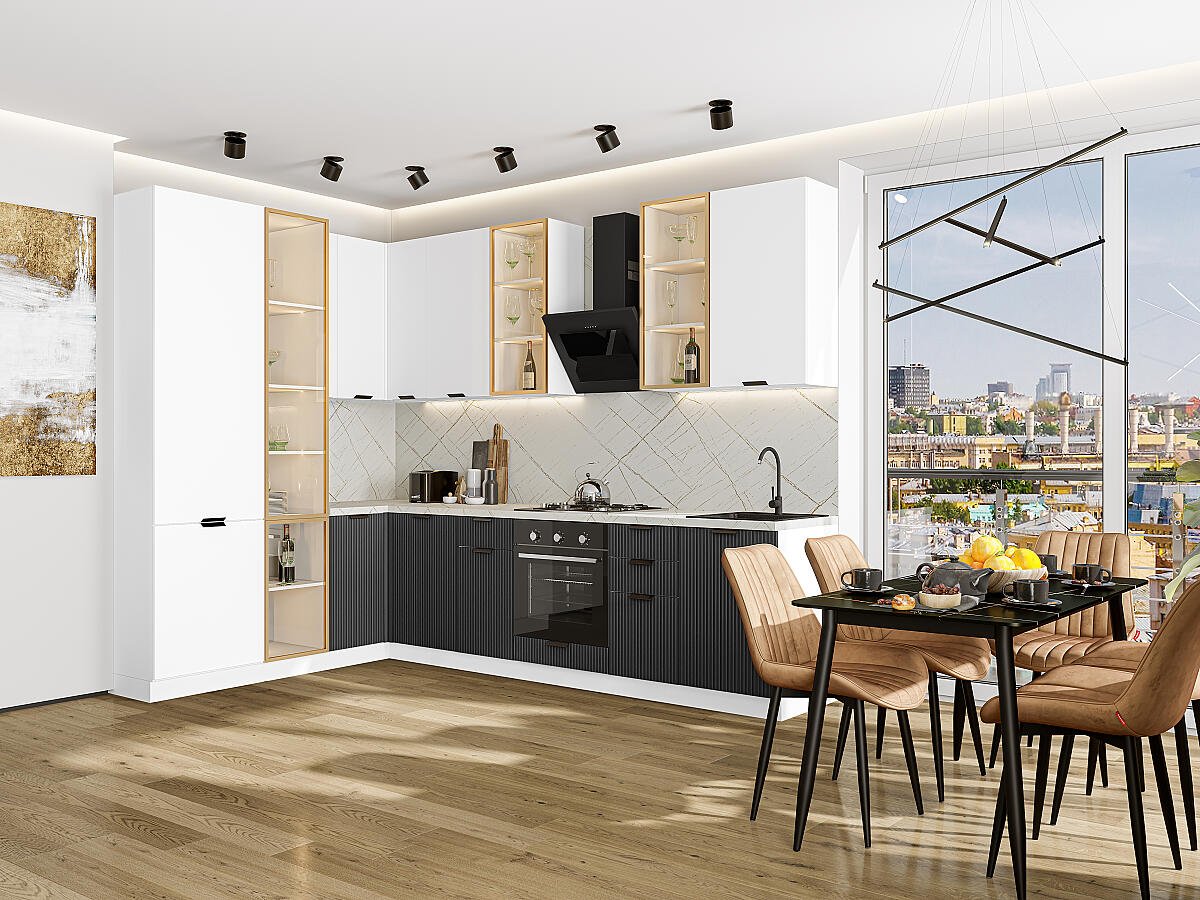 Евро 07 — Белый / Антрацит