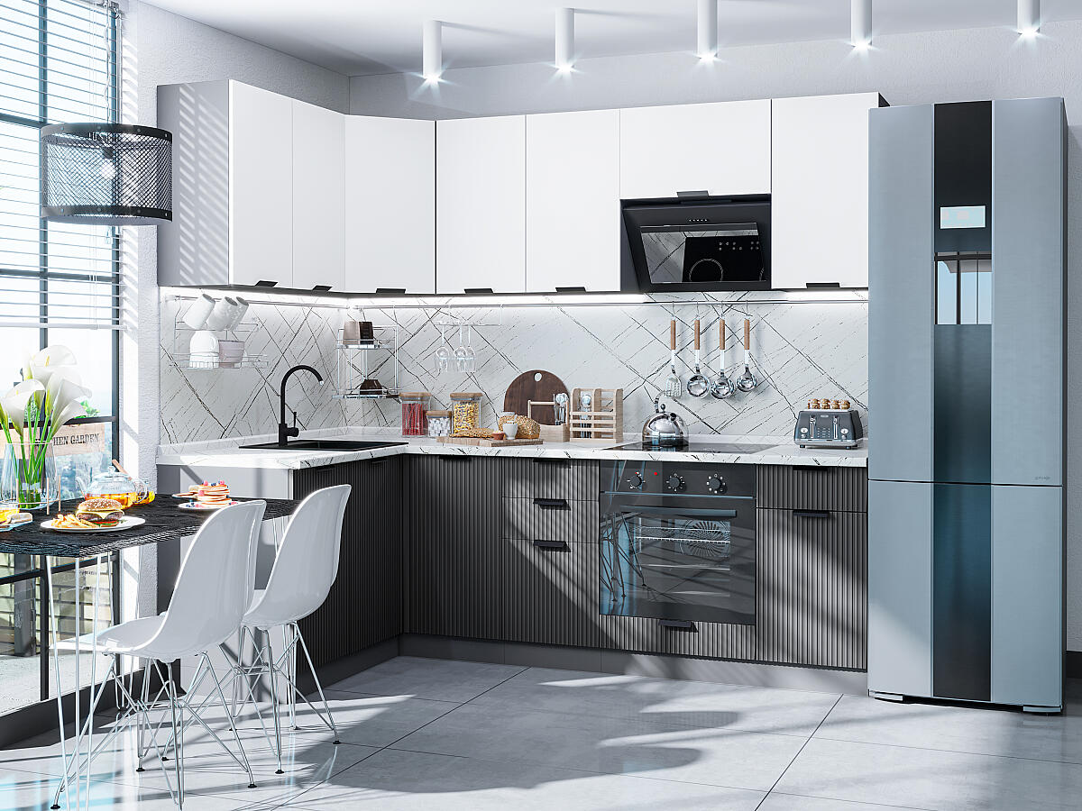 Евро 05 — Белый / Антрацит