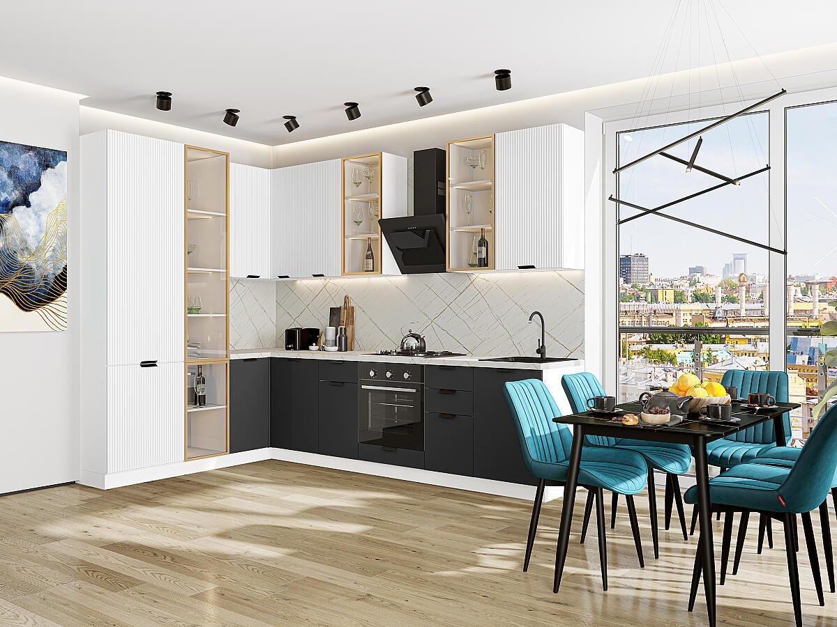 Евро 07 — Белый / Антрацит