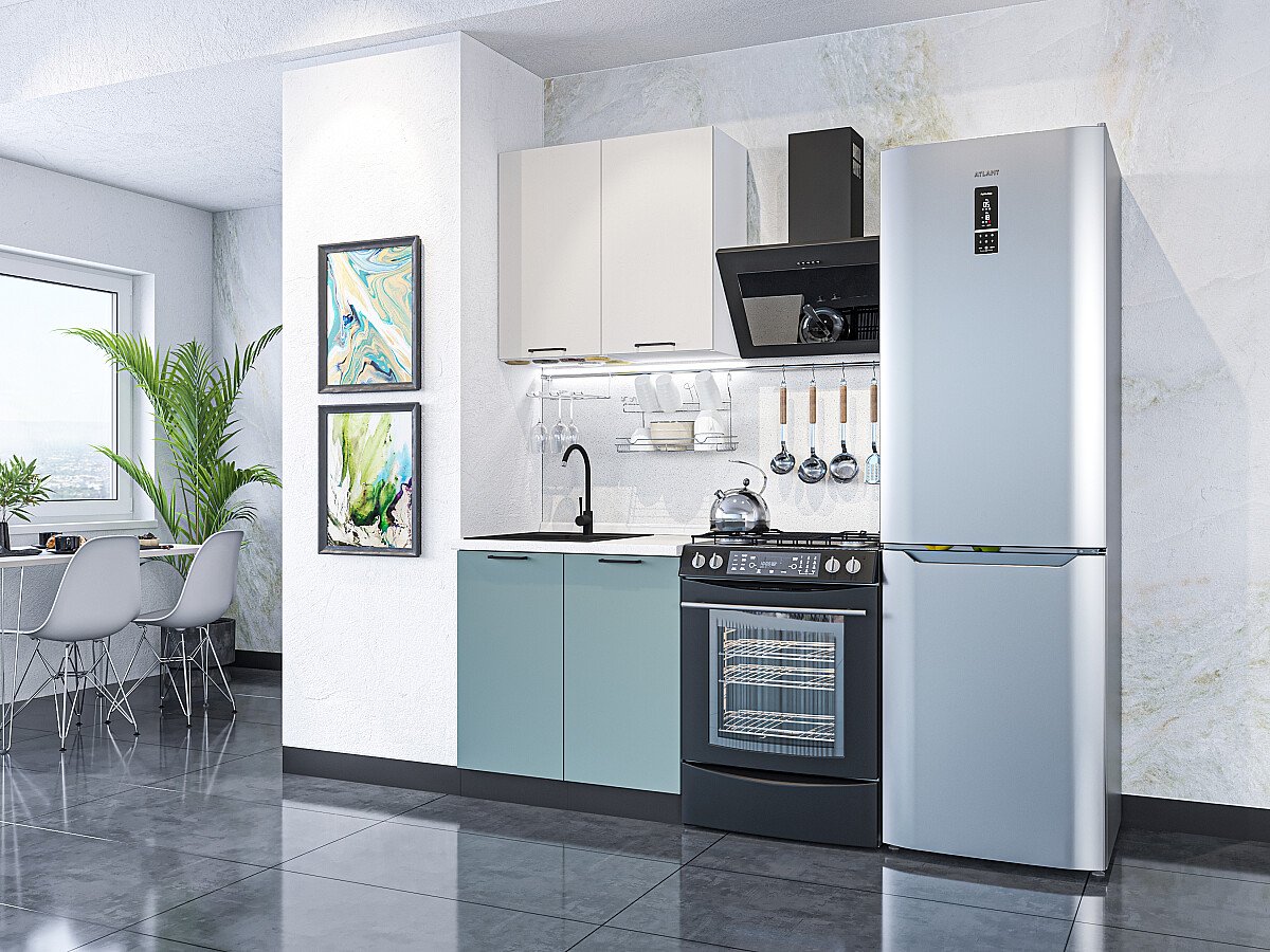 Флет 03 — Кашемир Ин 2С / Серый Зеленый Ин 2С