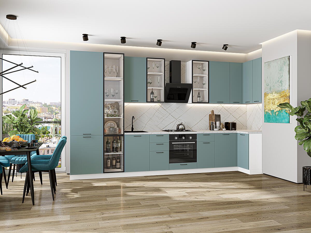 Флет 05 — Серый Зеленый Ин 2С