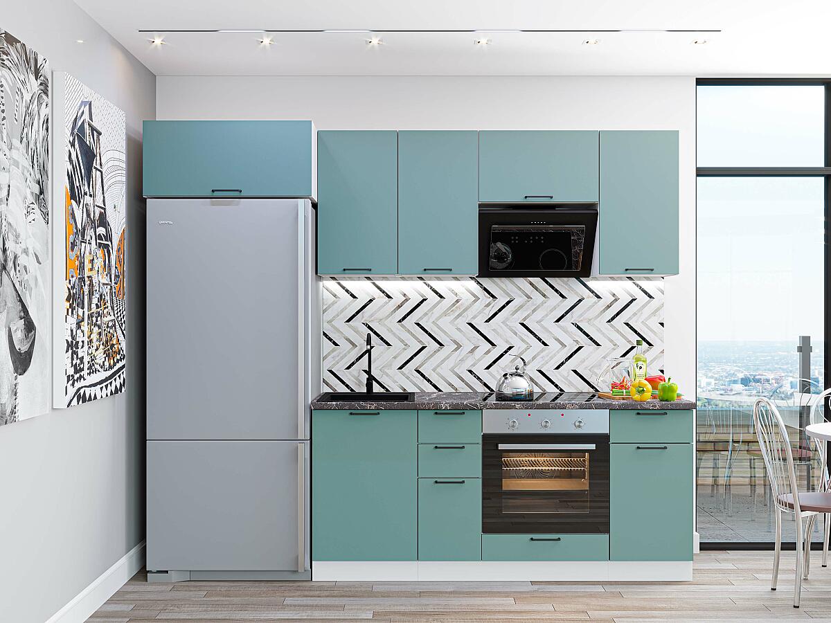 Флет 01 — Серый Зеленый Ин 2С