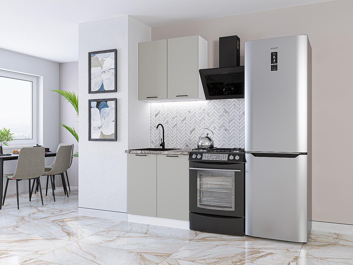 Флет 03 — Лайт Серый Ин 2С