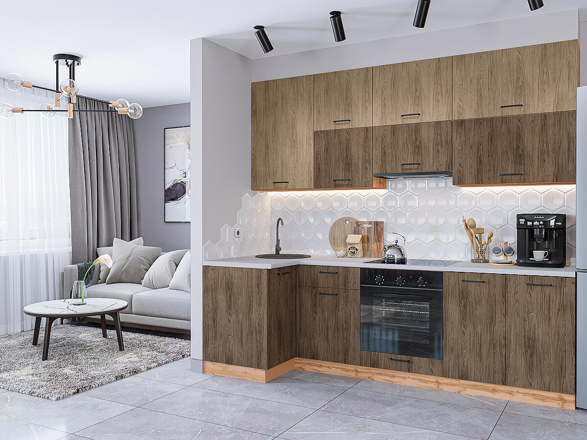 Флет 04 — Натурал Каселла Дуб 2С / Коричневый Каселла Дуб 2С