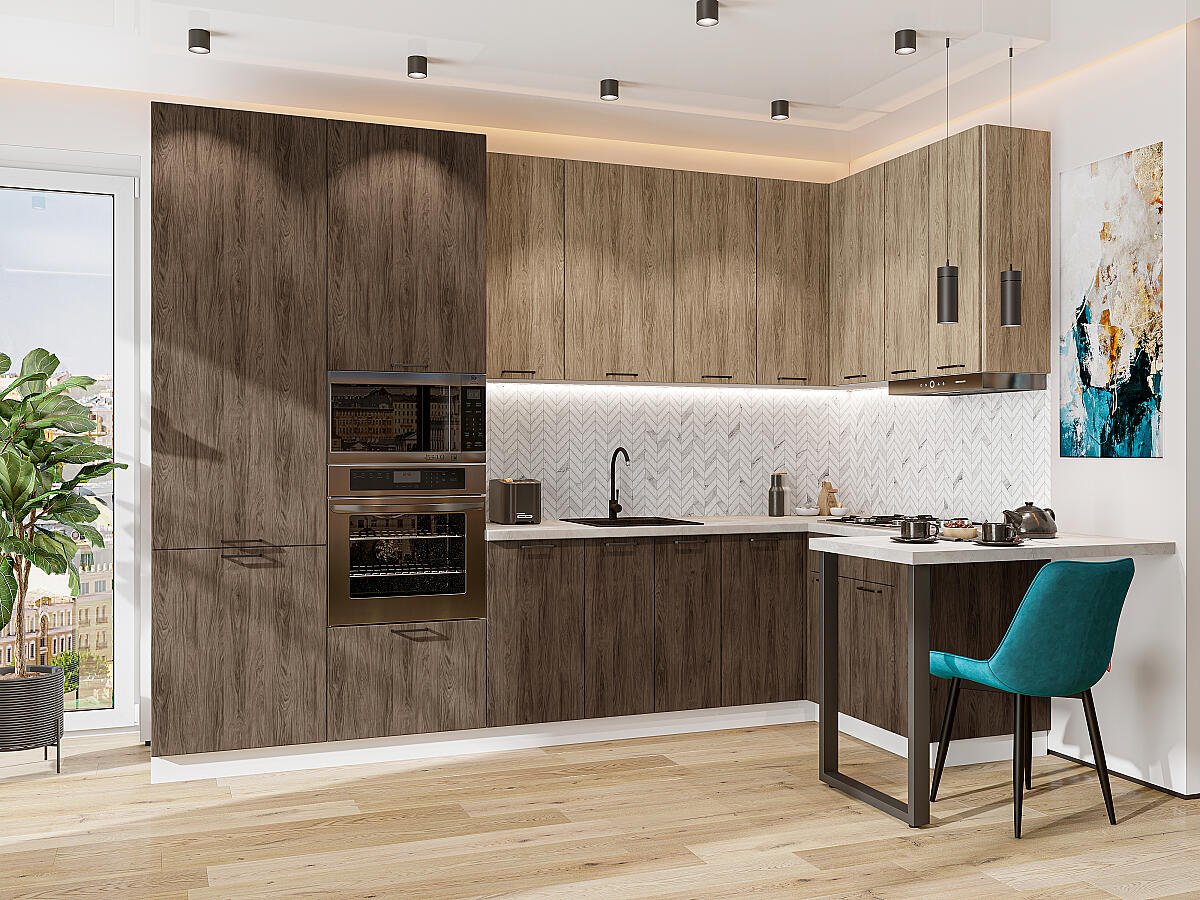 Флет 06 — Натурал Каселла Дуб 2С / Коричневый Каселла Дуб 2С