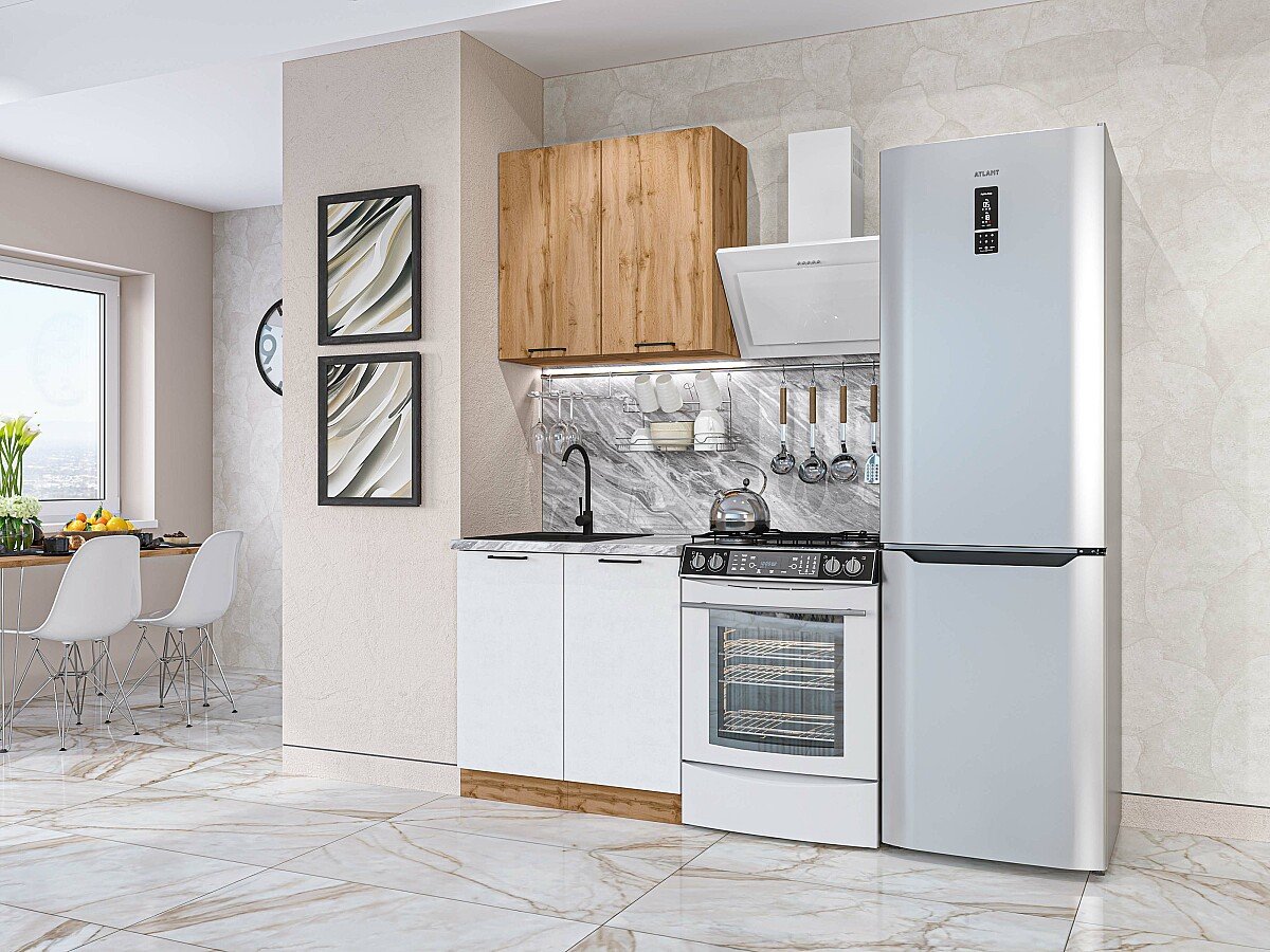 Флет 03 — Вотан Дуб 2С / Белый Ин 2С