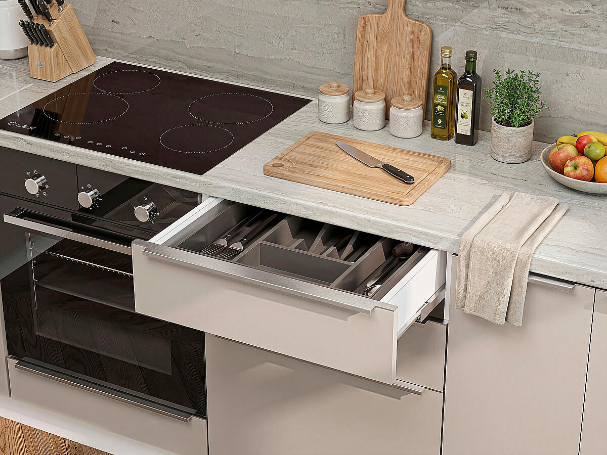 Фьюжн 04 — Шелковый Белый / Глина Шелк