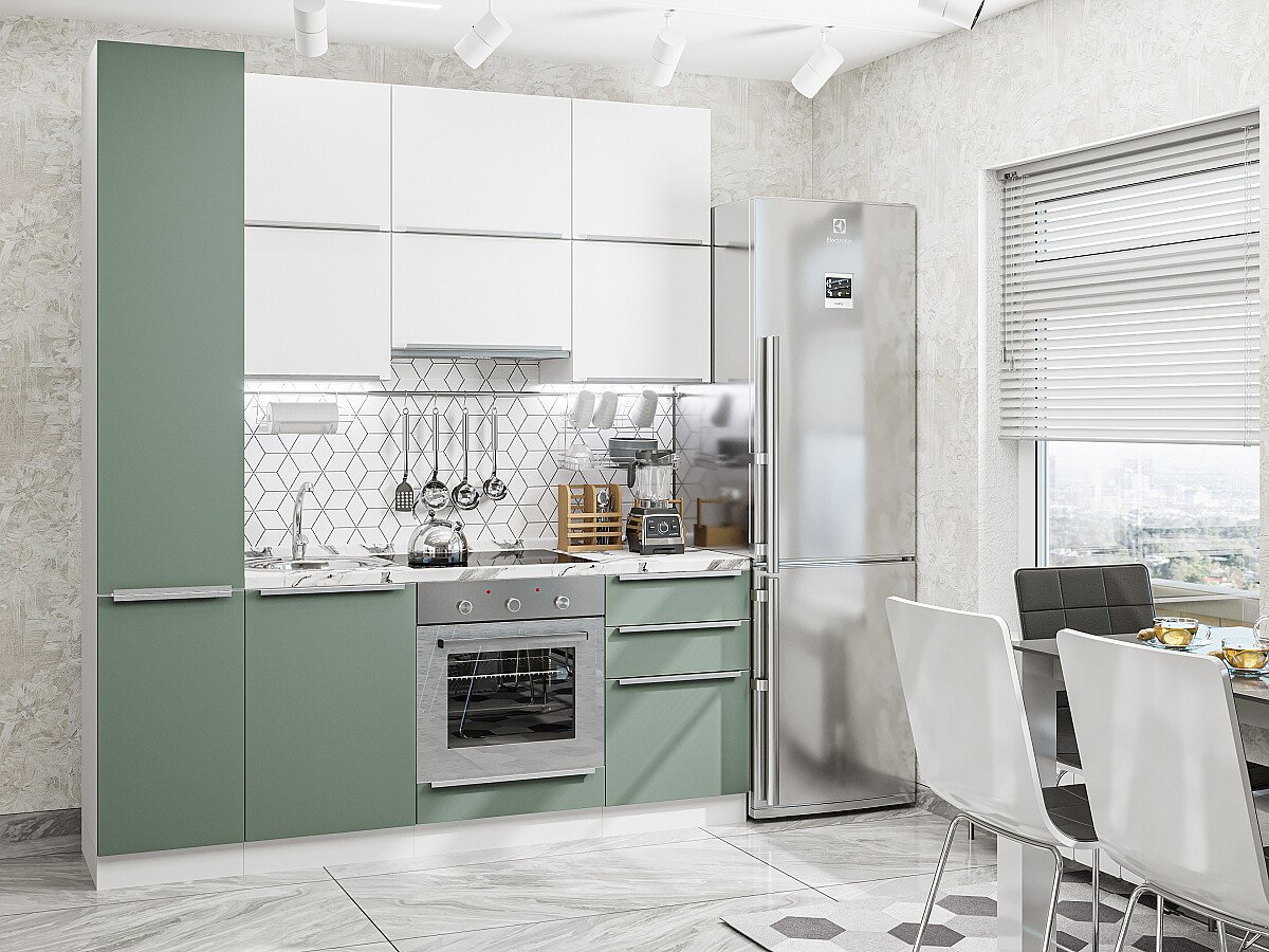 Фьюжн 06 — Шелковый Белый / Шелковый Минт