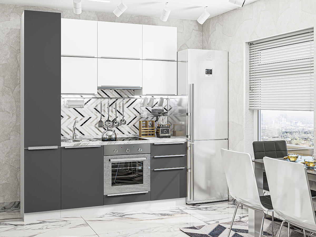 Фьюжн 06 — Шелковый Белый / Дымчатый Шелк