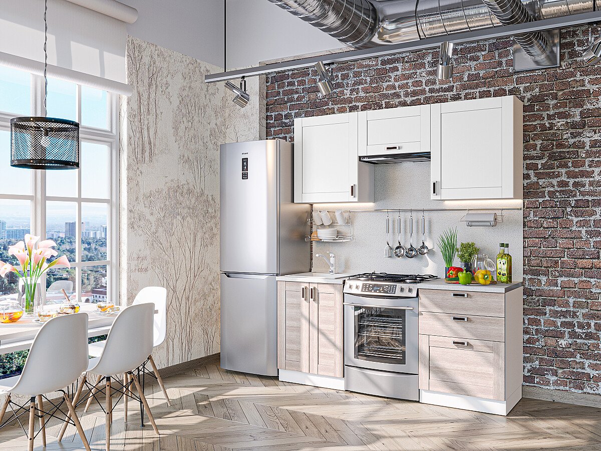 Лофт 05 — Супер Белый / Капучино Вералинга