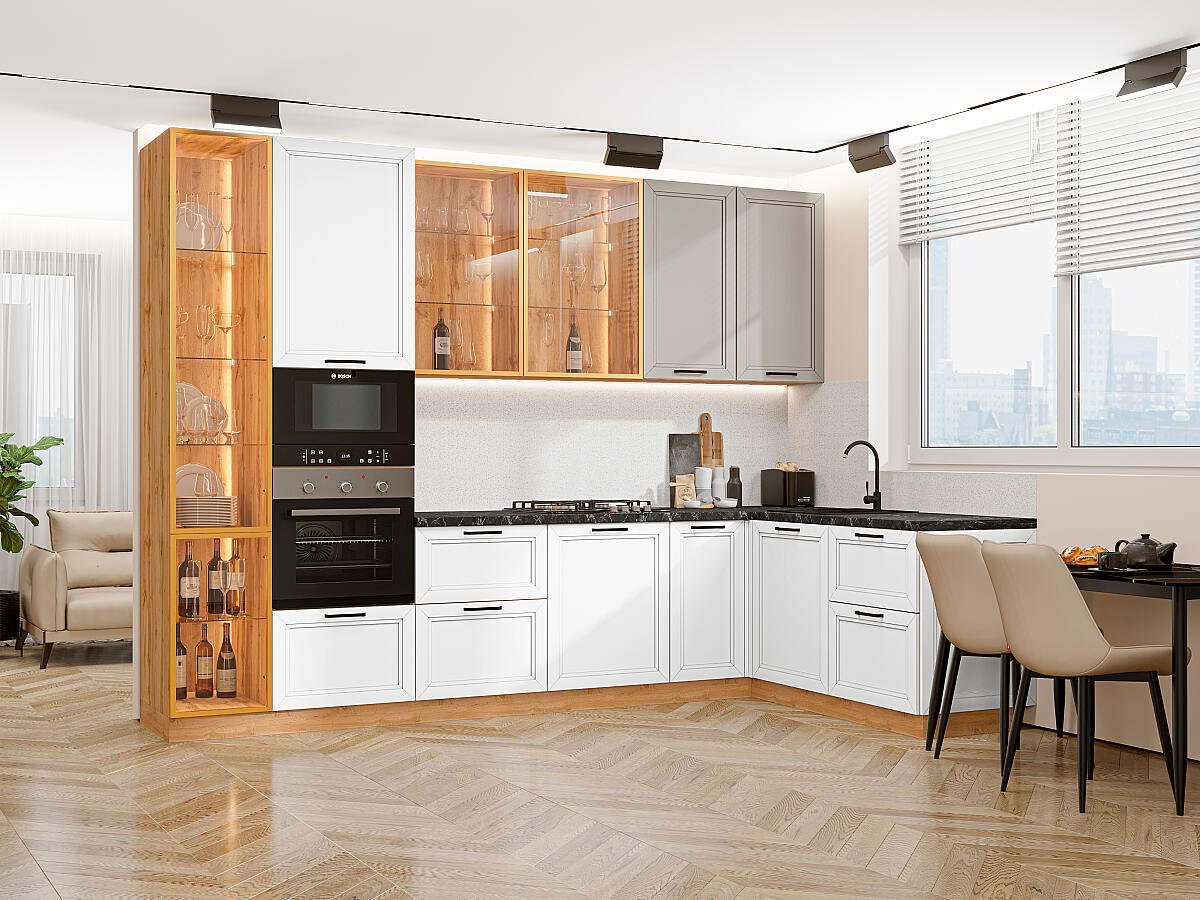 Нео 04 — Глина Шелк / Белый Шелк