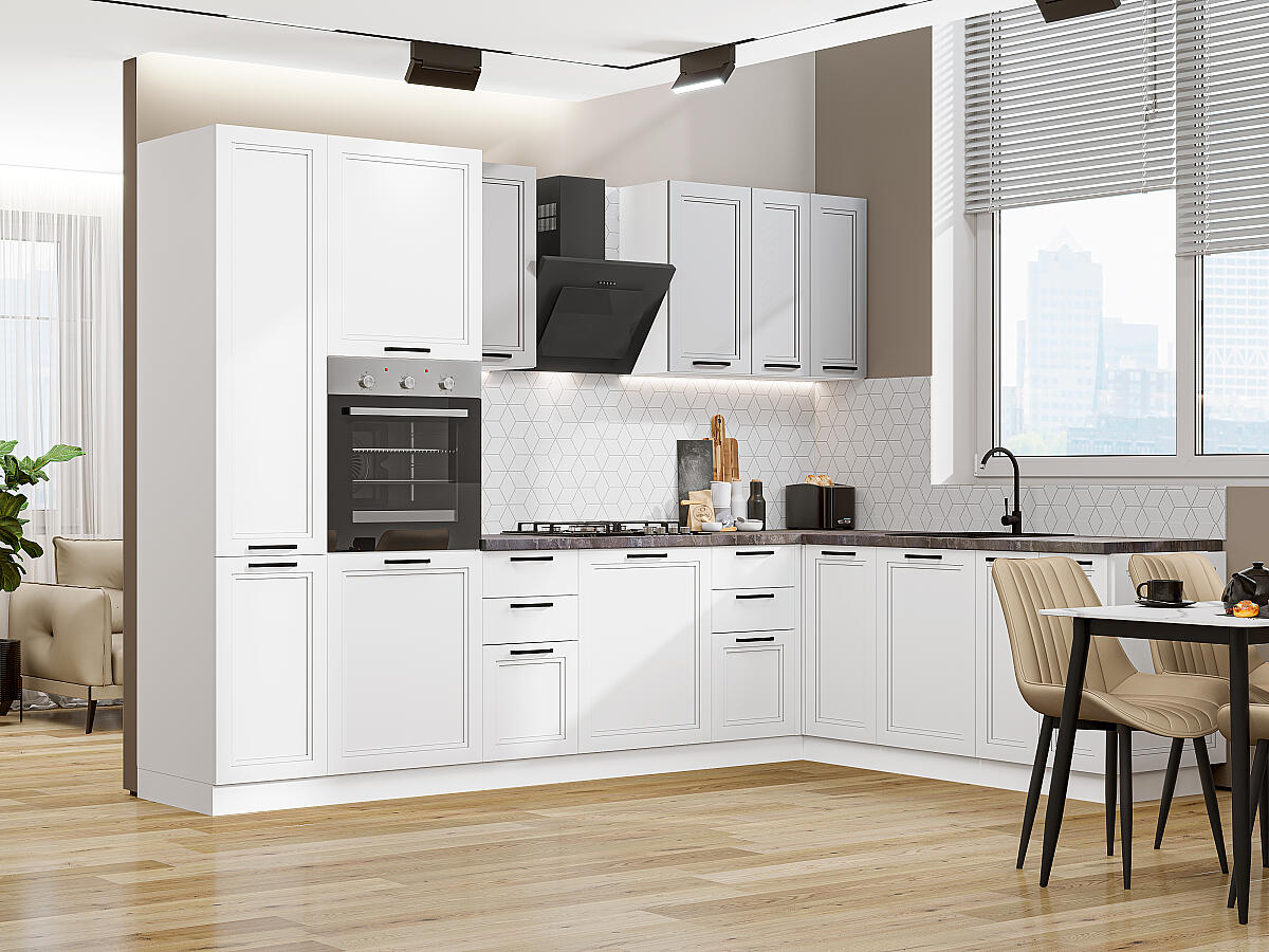 Нео 03 — Серый Шелк / Белый Шелк