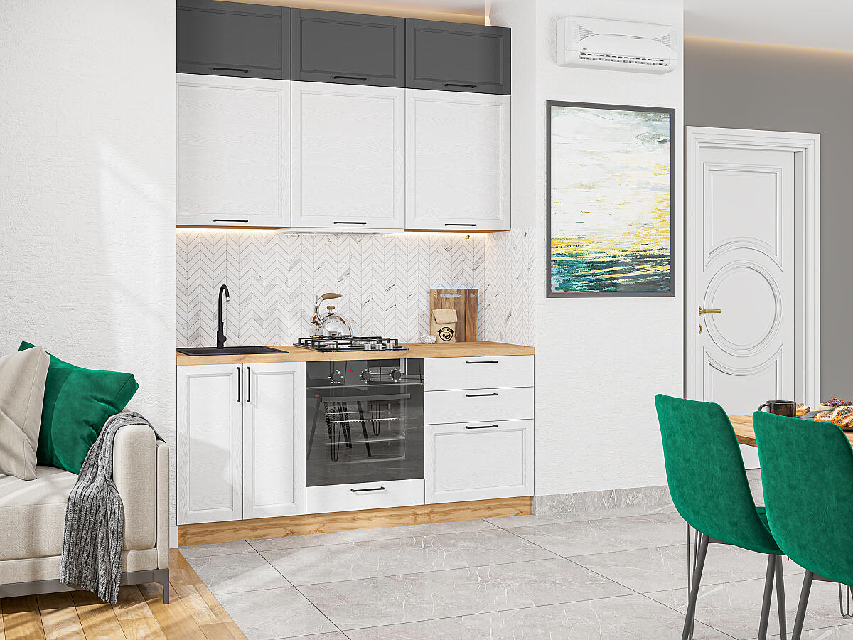 Сканди 06 — Дымчатый Шелковое дерево / Белый Шелковое дерево