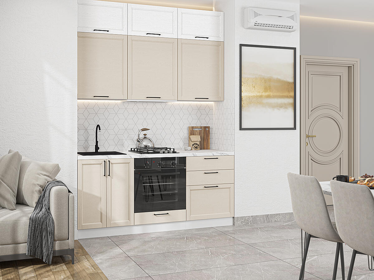 Сканди 06 — Дымчатый Шелковое дерево / Белый Шелковое дерево