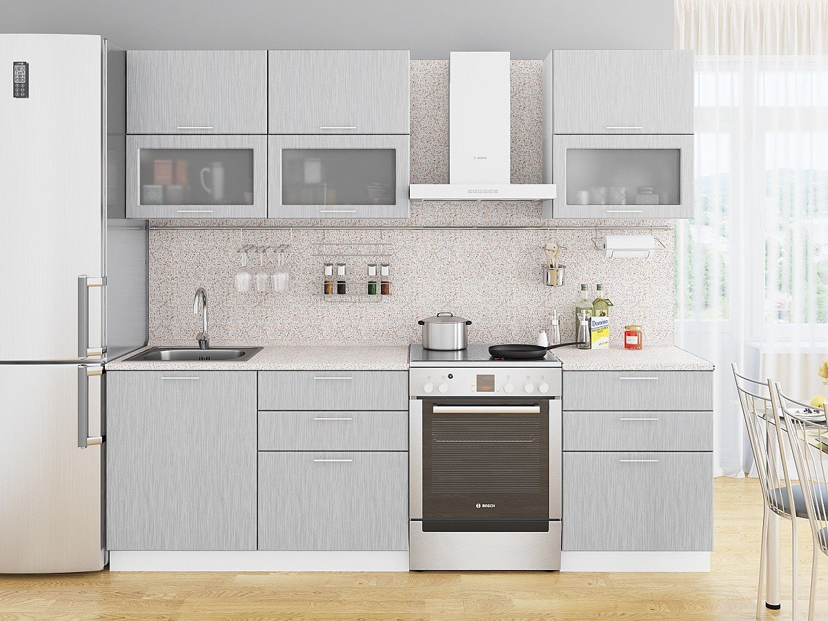 Валерия М 01 — Серый металлик дождь светлый