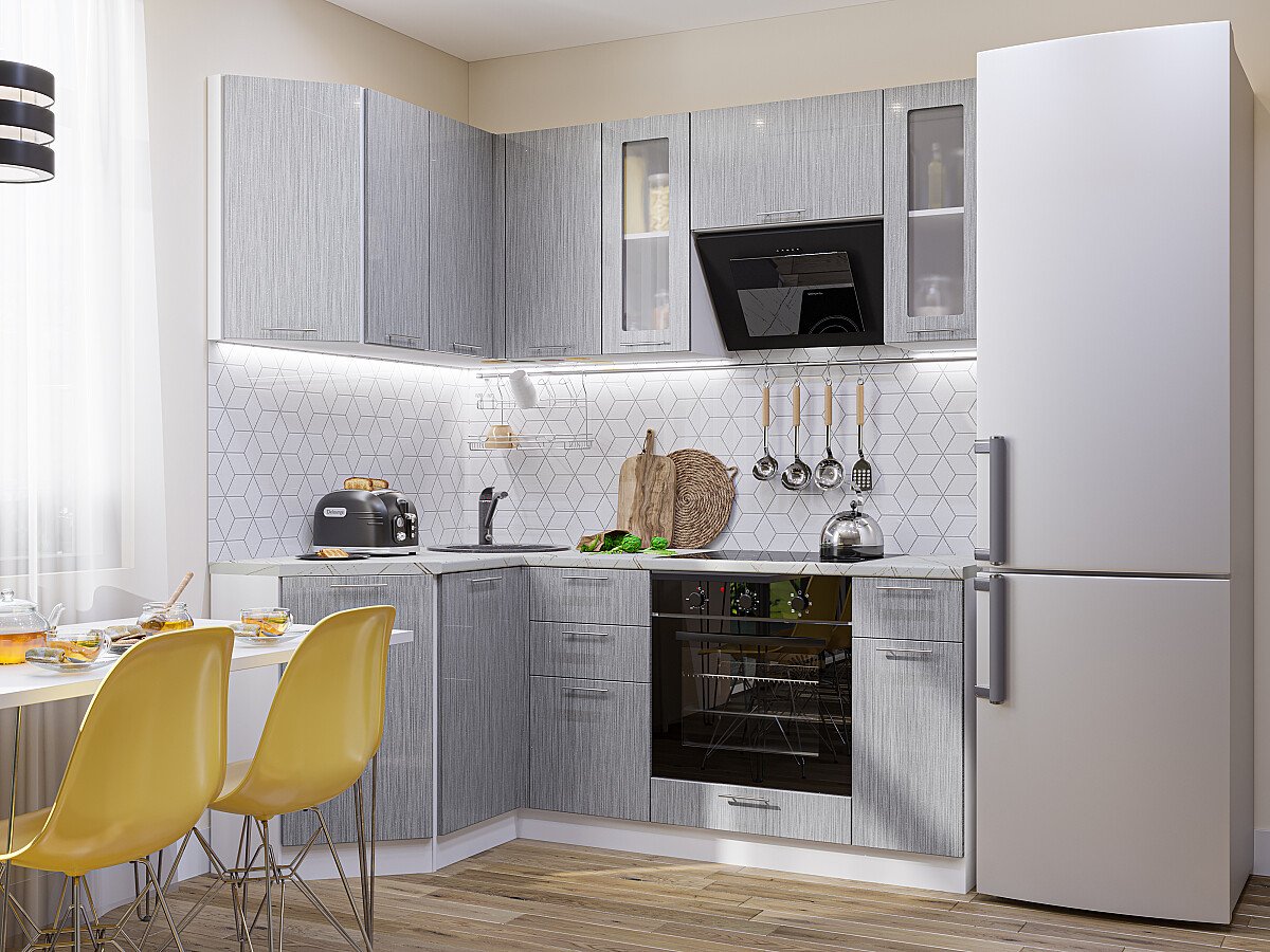 Валерия М 04 — Серый металлик дождь светлый