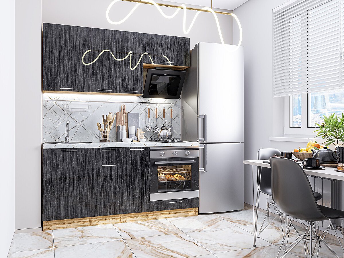 Валерия М 06 — Черный металлик дождь