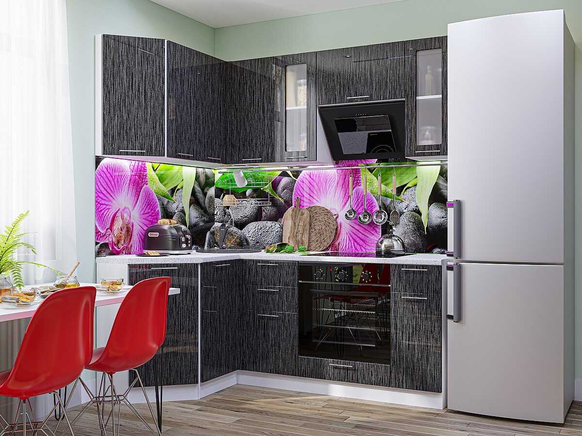 Валерия М 04 — Черный металлик дождь