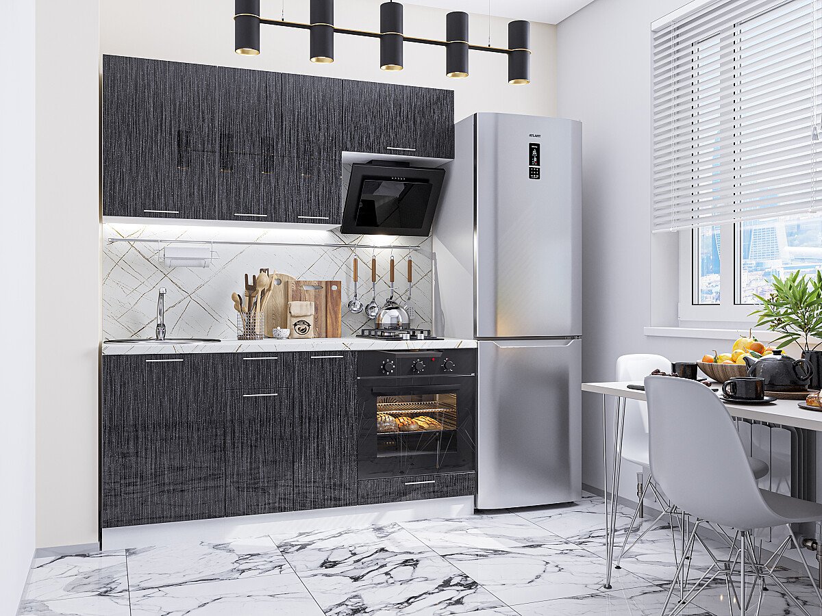 Валерия М 06 — Черный металлик дождь